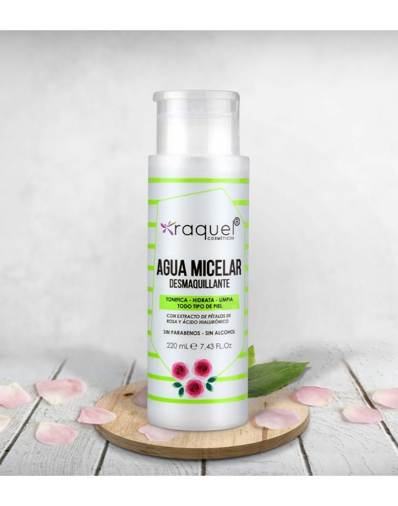 AGUA MICELAR DESMAQUILLANTE RAQUEL