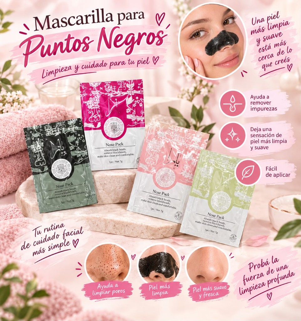 Mascarillas puntos negros