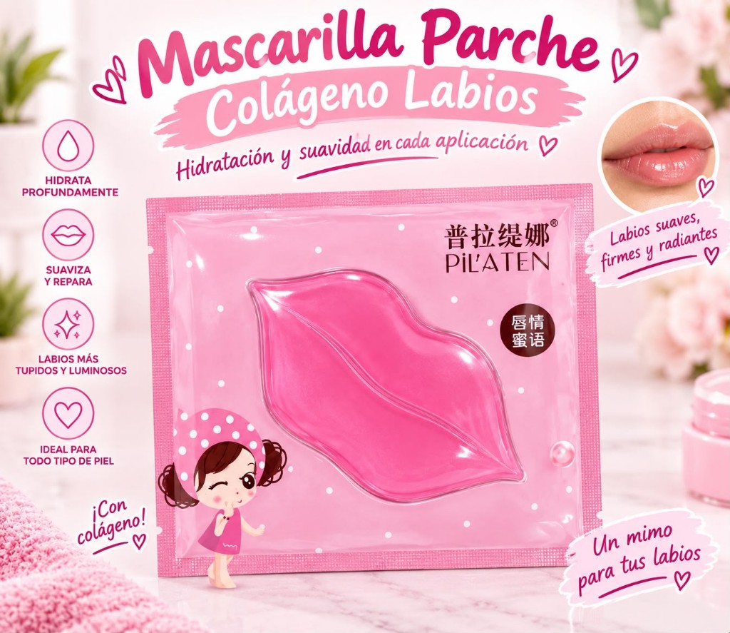 Mascarillas colágeno labios