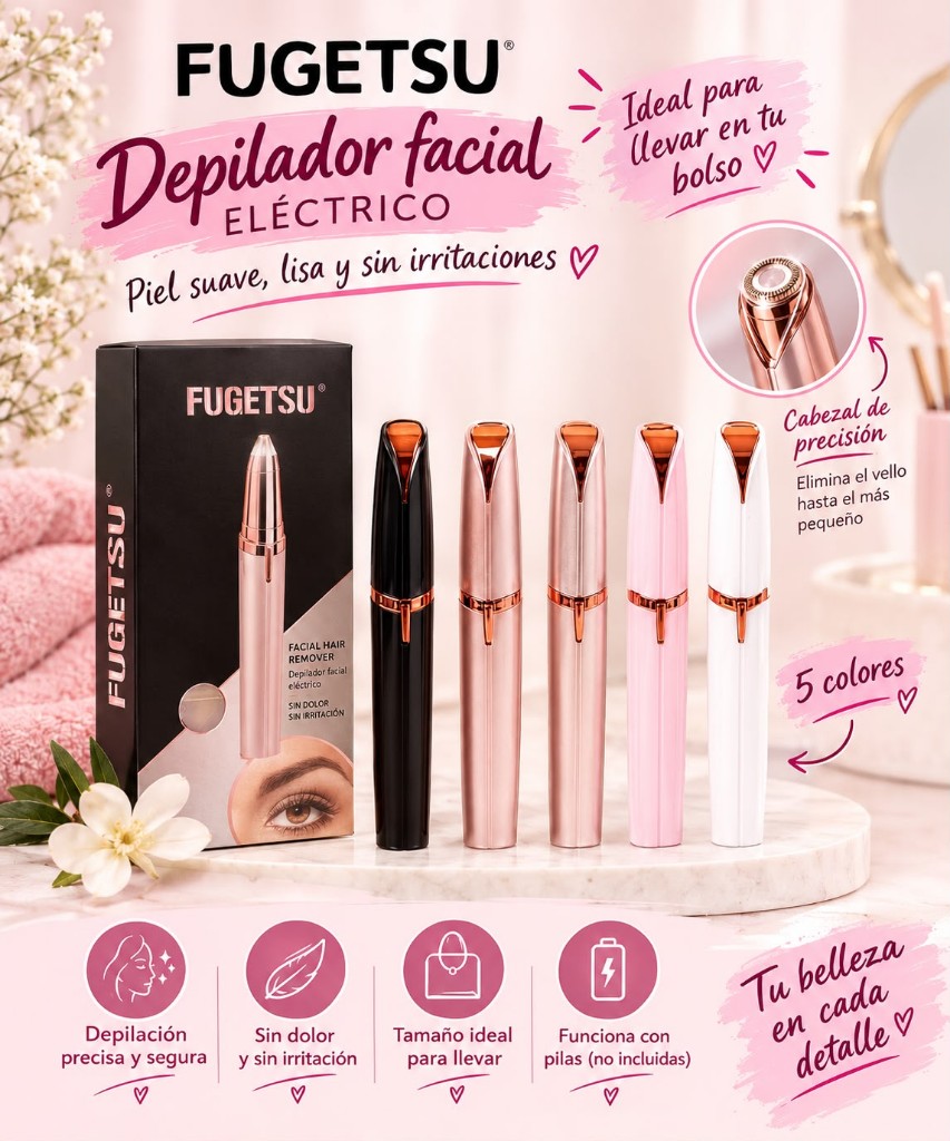 Depiladora facial electrica