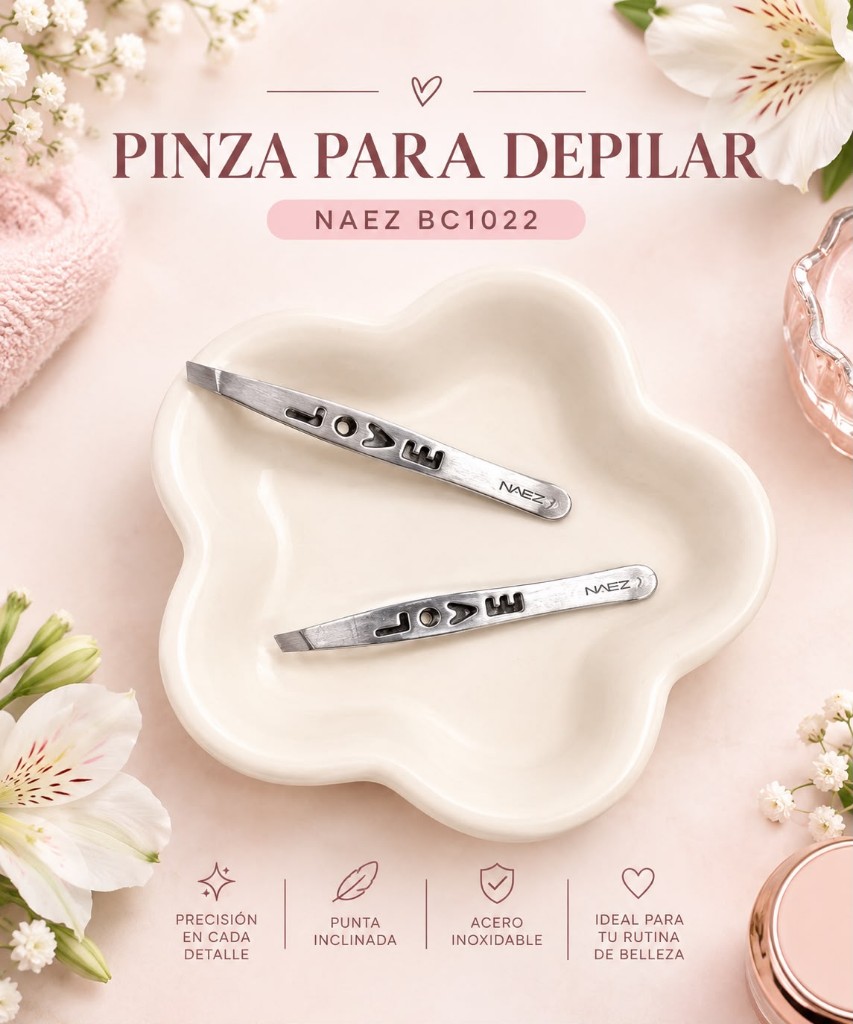 Pinza de depilar