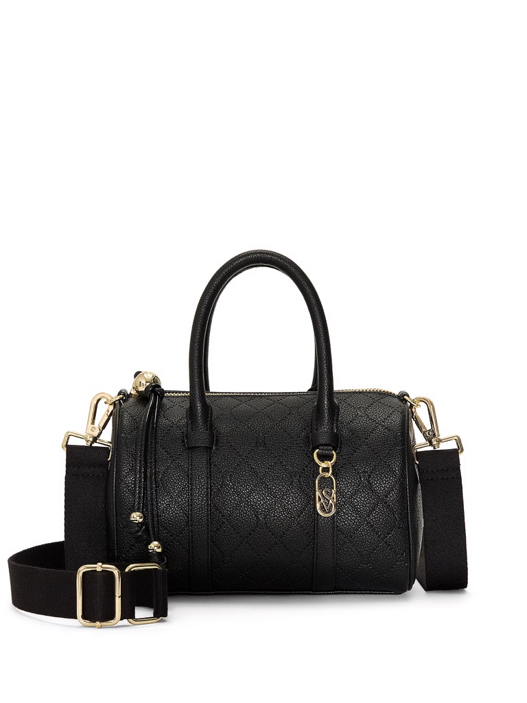 Mini Duffle Crossbody Bag Negro