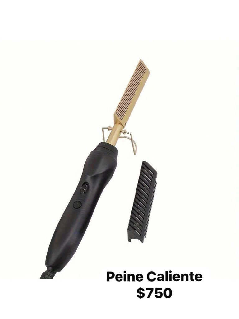 Peine caliente negro
