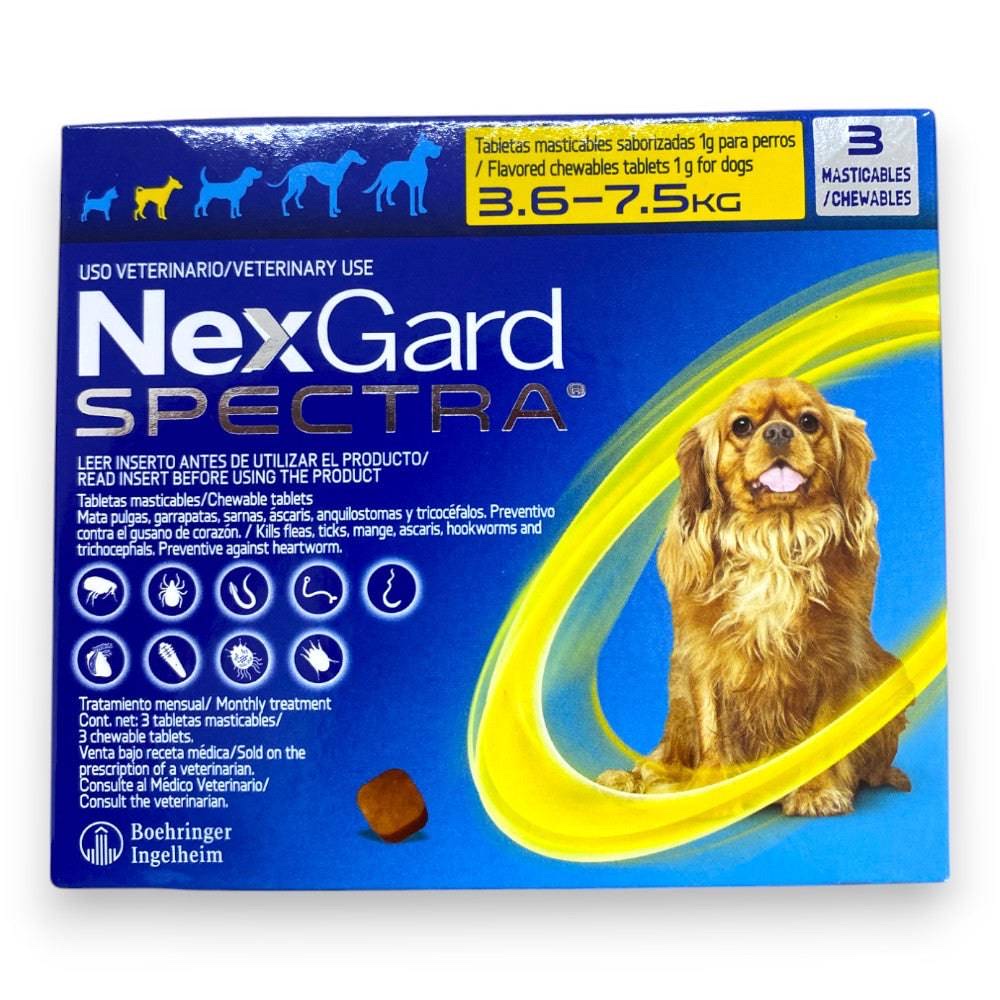 NEXGARD SPECTRA 3.6kg -7.5kg