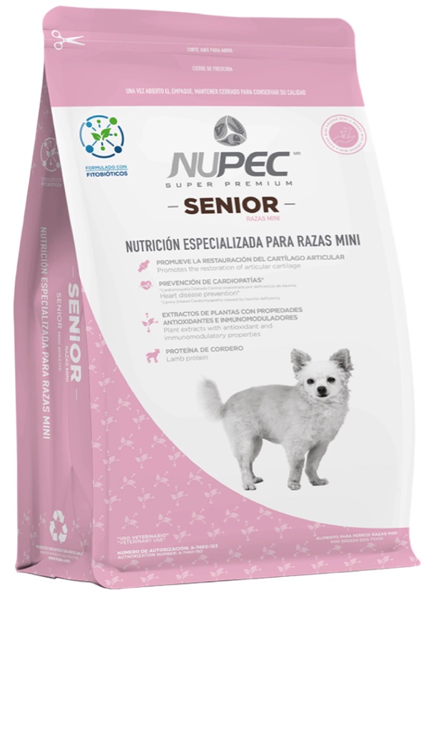 NUPEC Senior razas mini (3 kg)