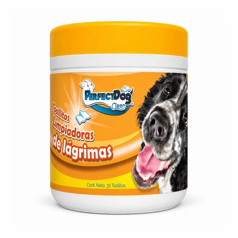 Toallitas limpiadoras de lagrimas. Perfect Dog Clean.