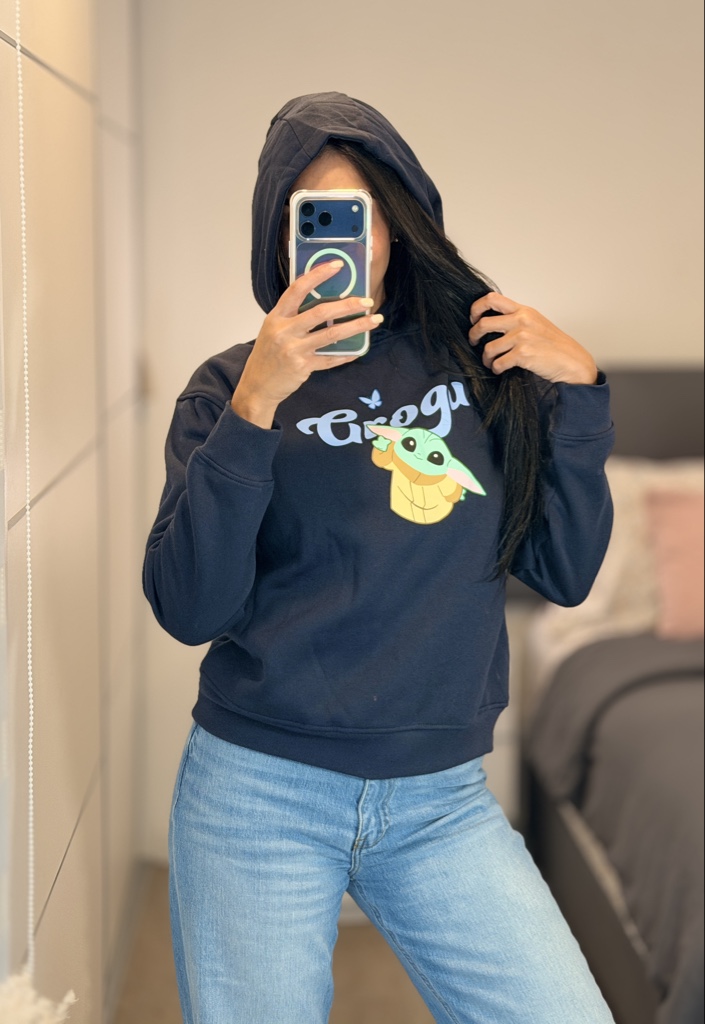 Hoodie grogu azul