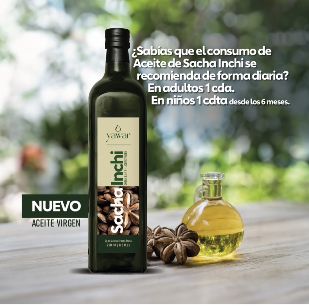 Aceite de sacha inchi 250ml