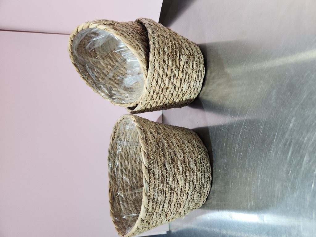Cestos de fibra natural