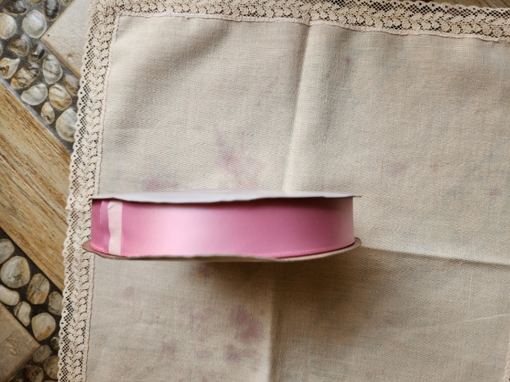 337-Fita cetim Rosa bonito MM