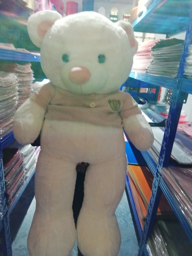 58-Urso peluche beige