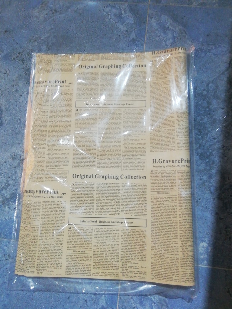 212-Tela Papel jornal
