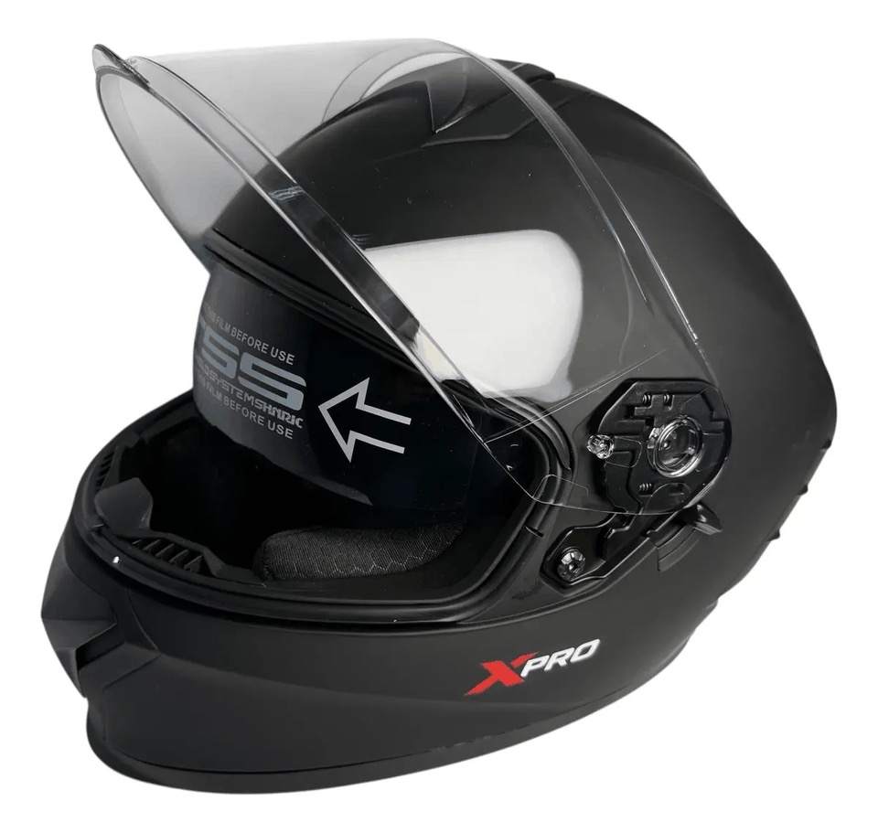 CASCO INTEGRAL NEGRO MATE TALLE M