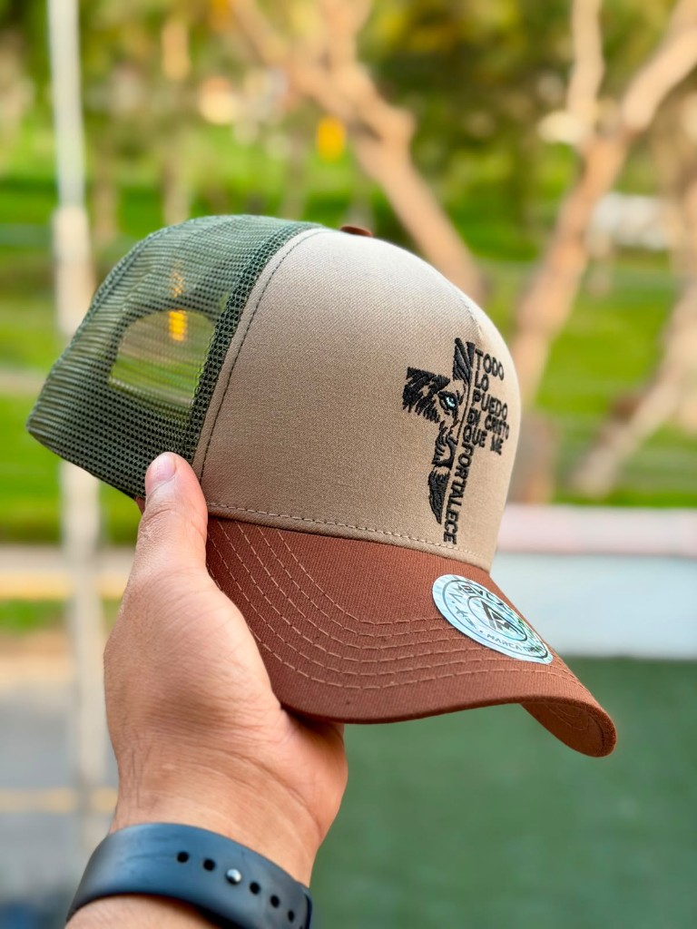 GORRA  Café Y Verde león filipense 4.13