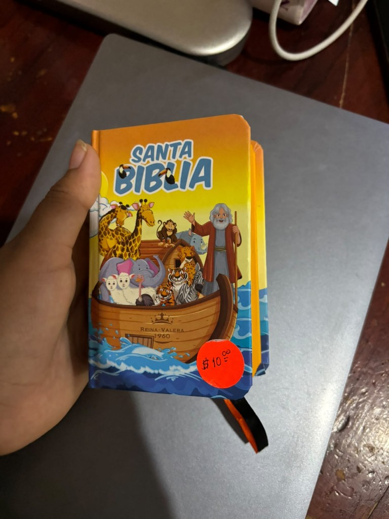 Biblia RVR60 Mini Bolsillo Infantil Naranja