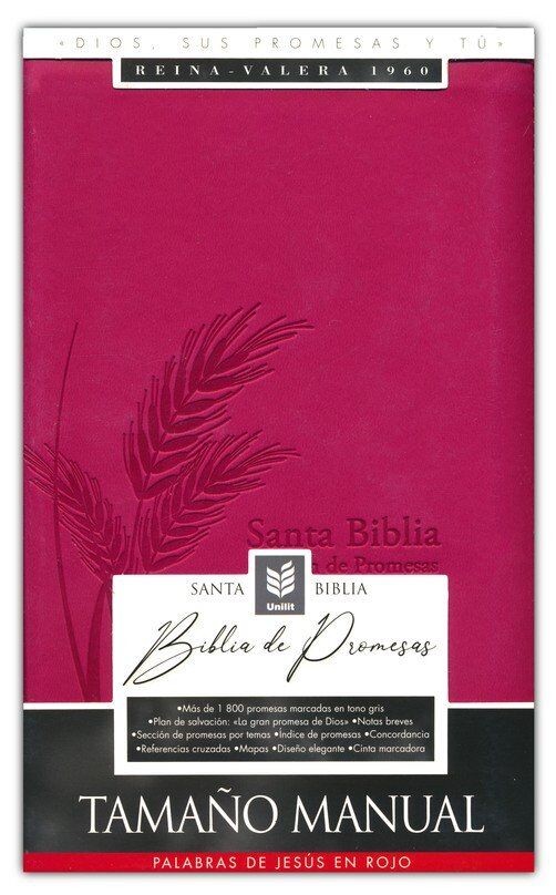 Biblia de Promesas Reina Valera 1960 fucsia