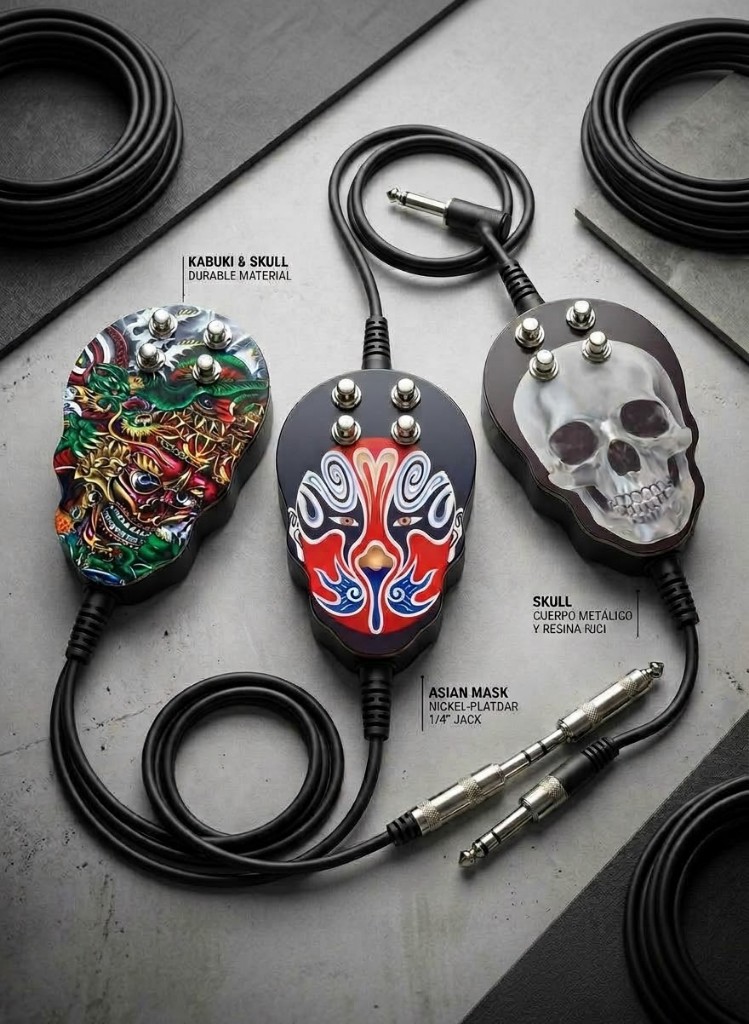 Pedal Skull Resina para Tatuar