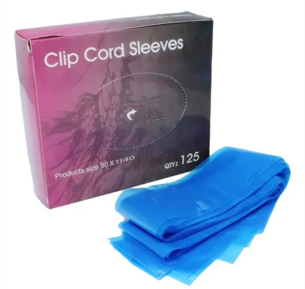Clip cord sleeves 125 unidades