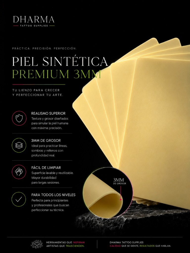 Piel sintética 3mm 20x30cms