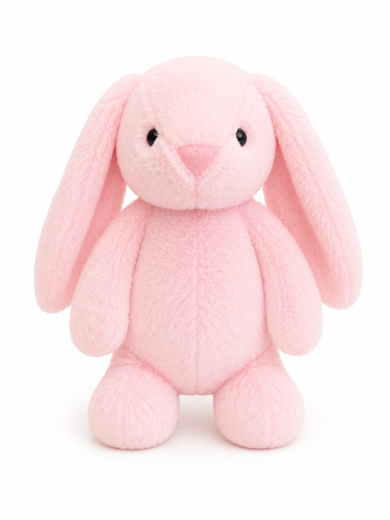 Peluche conejo rosa ch