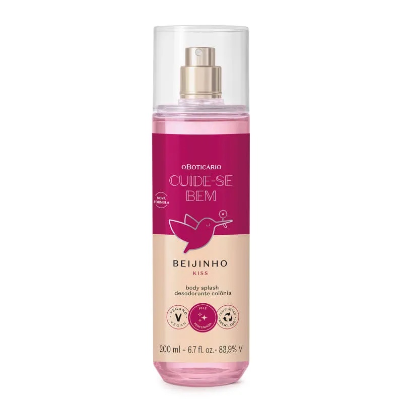 Body splash cuide-se bem Oboticario Beijinho