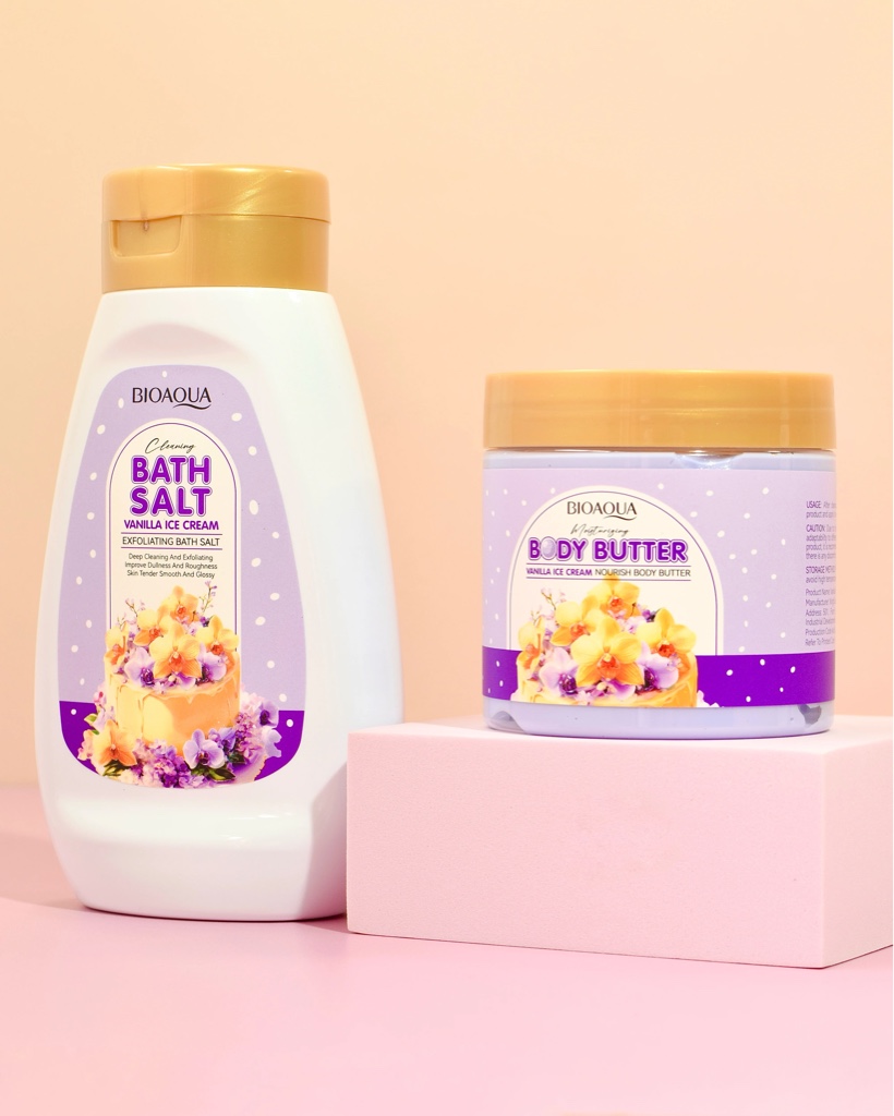 DÚO CORPORAL EXFOLIANTE + MANTEQUILLA VAINILLA
