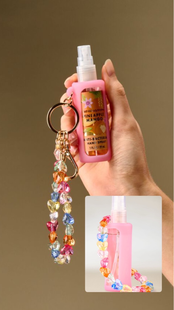 Bath & Body Works portaspray rosa