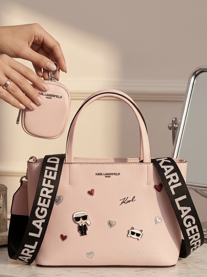 Karl Lagerfeld bolsa rosa