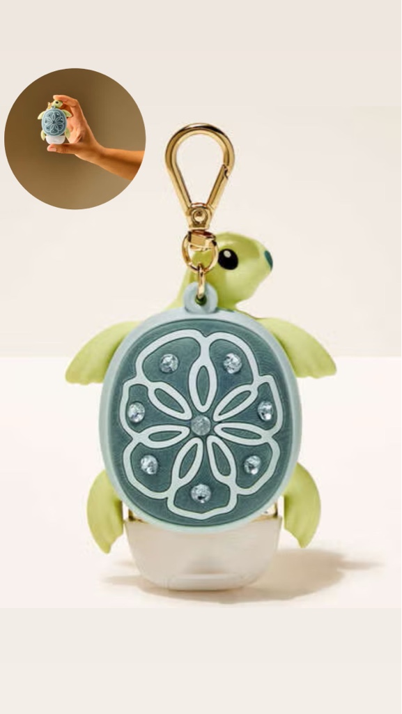 Porta gel tortuga verde
