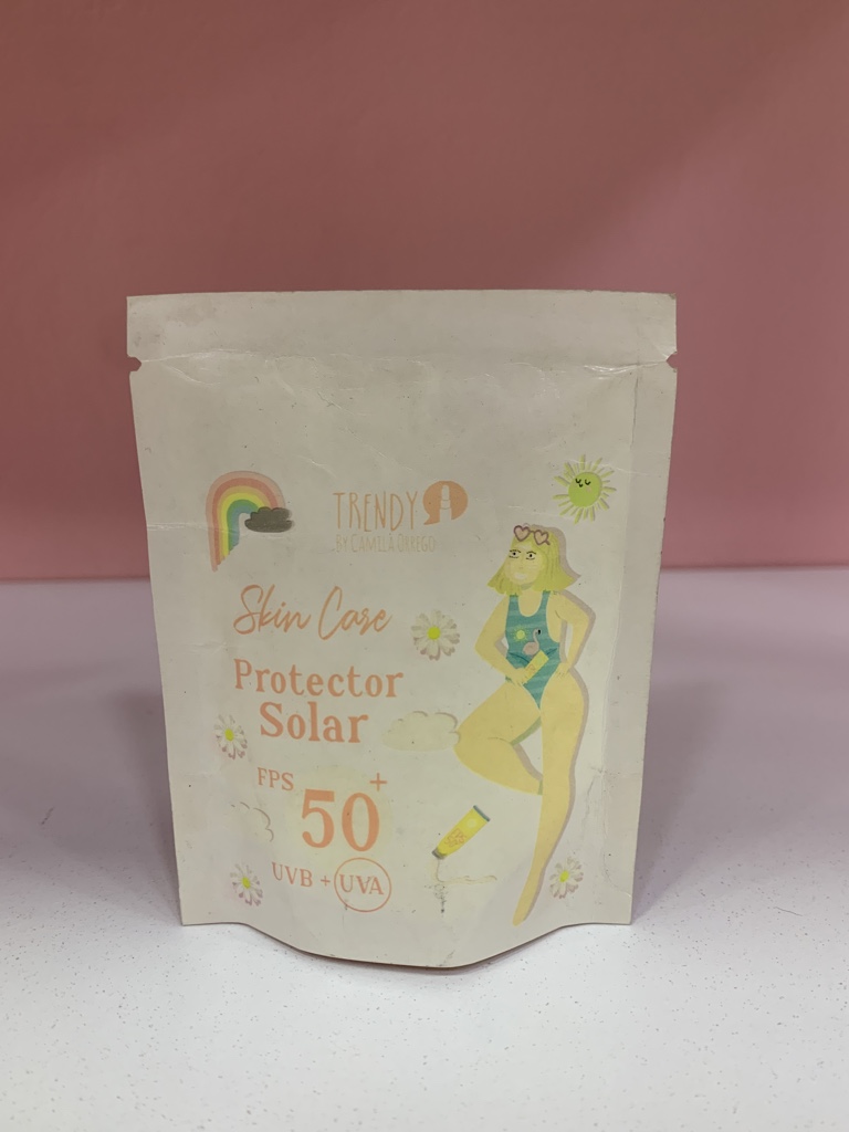 Sachet protector solar FPS 50 rostro