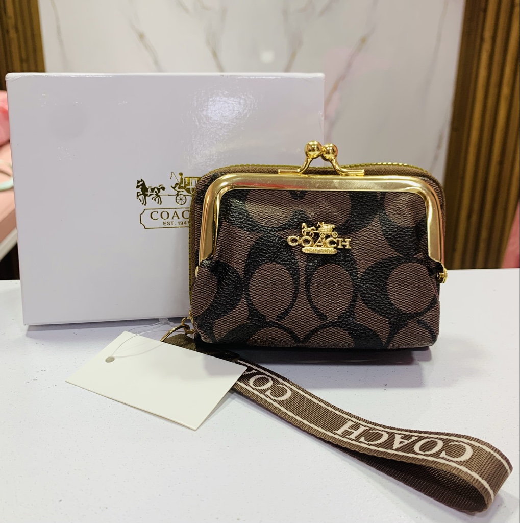 Coach monedero café