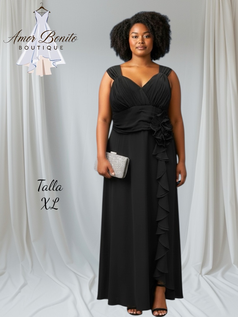 Vestido negro elegante