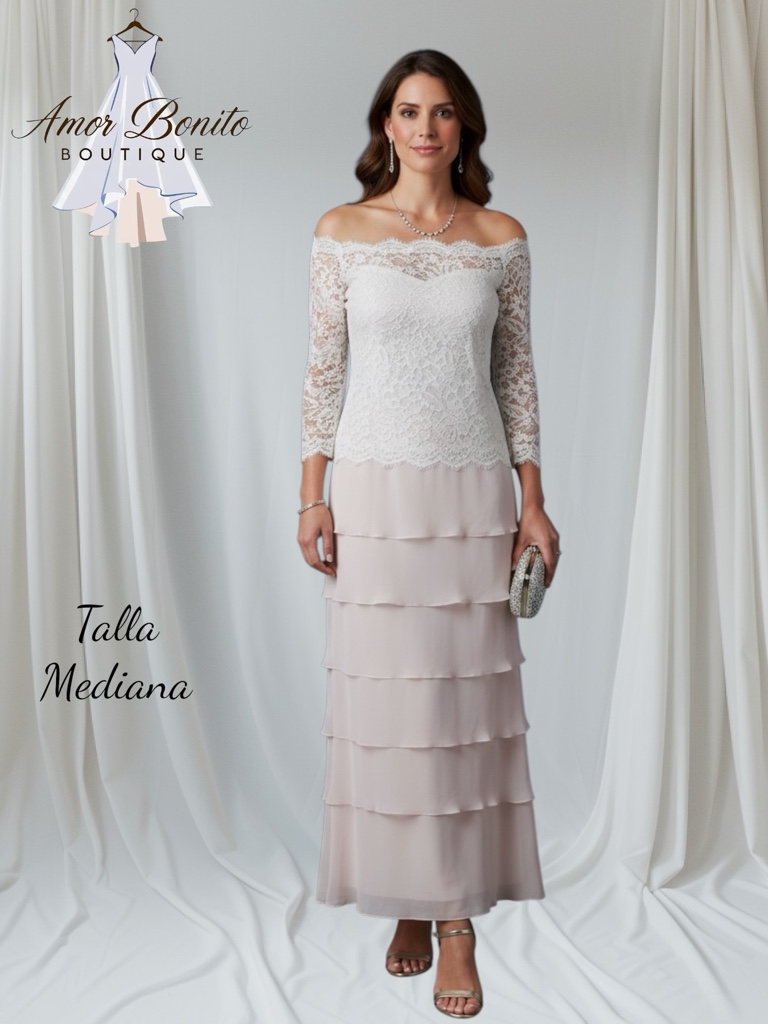 Conjunto falda crema