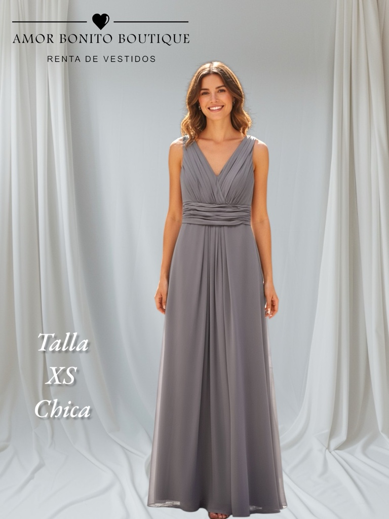 Vestido gris XS