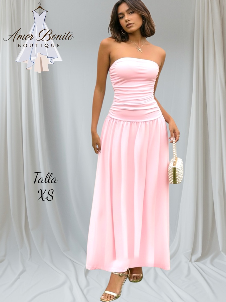 Vestido baby rosa XS