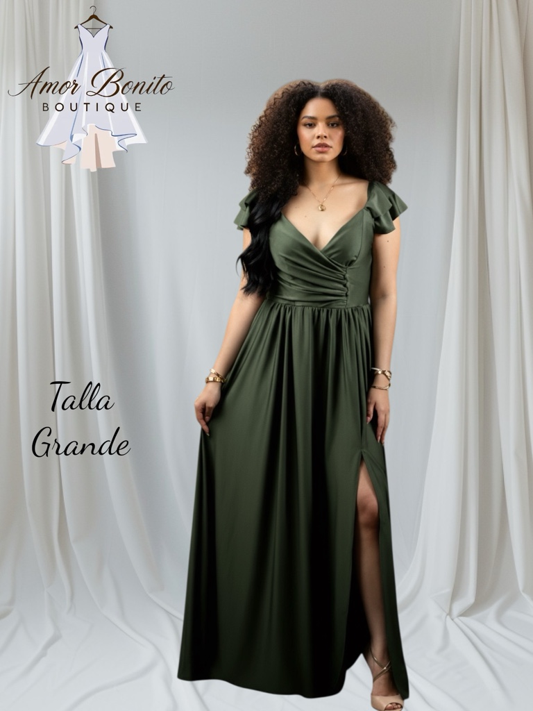 Vestido verde militar