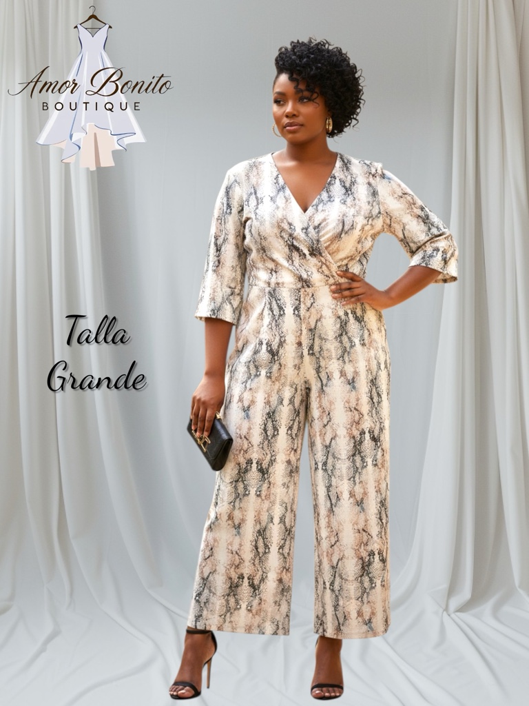 Jumpsuit animal print