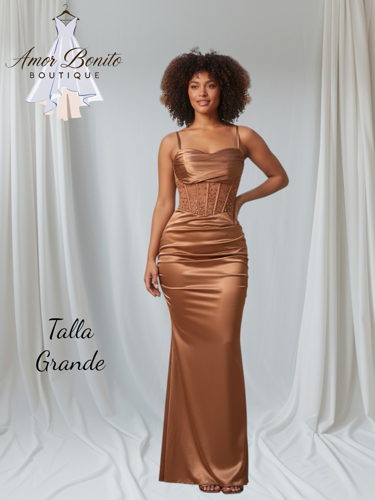 Vestido cobre
