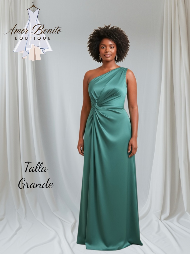 Vestido verde sage
