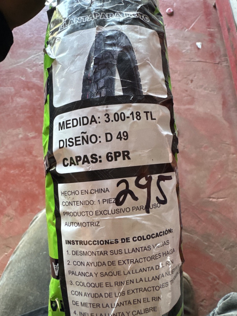 Llanta para moto 3.00-18