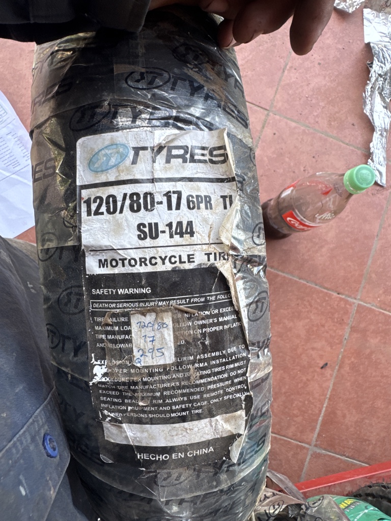Tyres llanta moto 120/80-17
