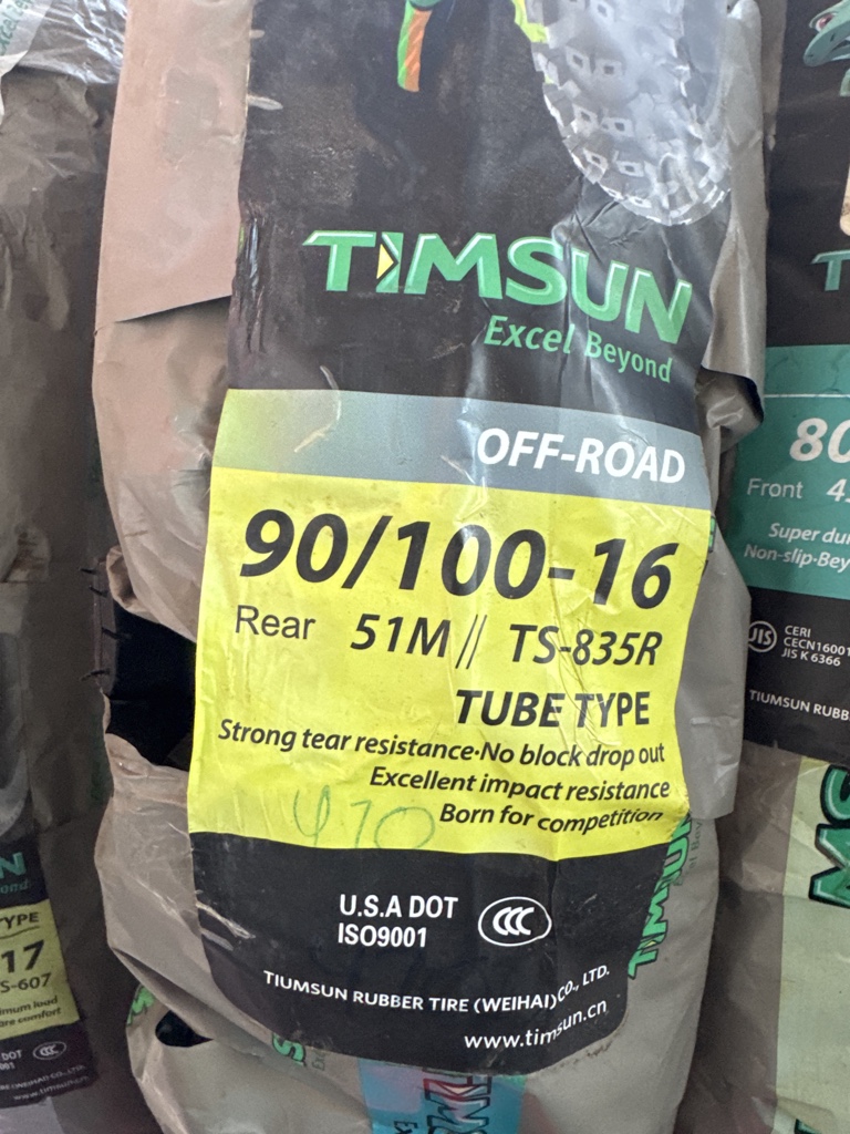 Timsun llanta 90/100-16