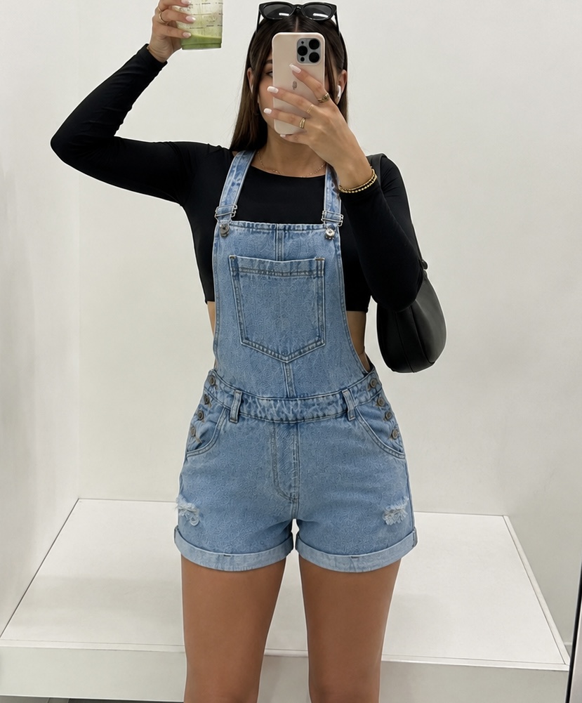 Braga Short Azul Claro