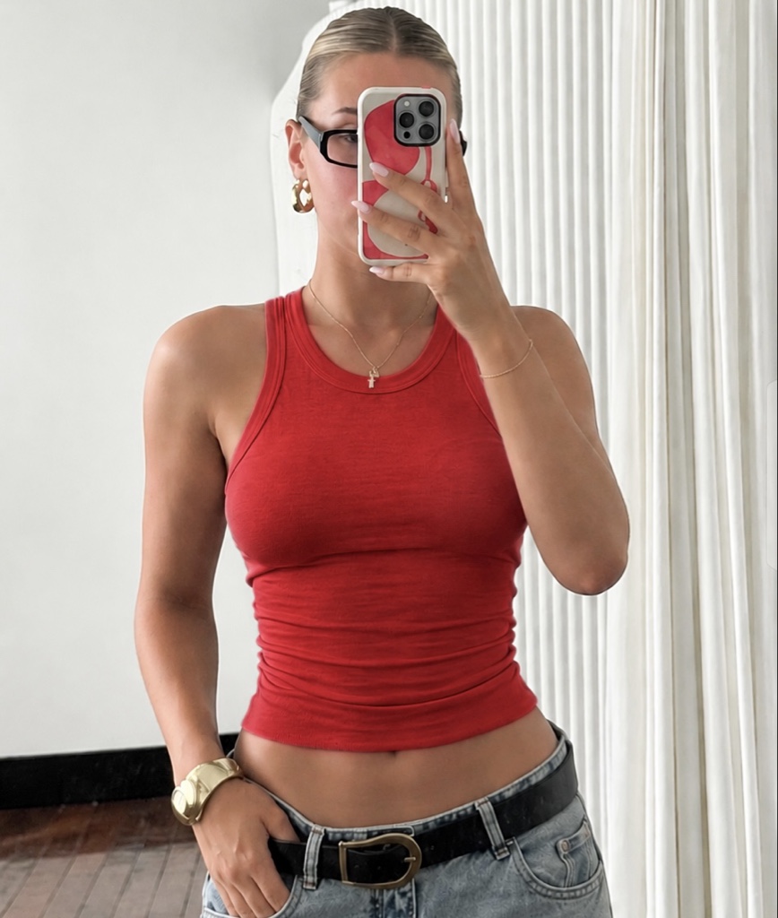 Tank Top LOVE POEM Rojo