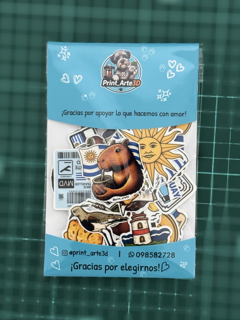 Pack Stickers Uruguay Cultura