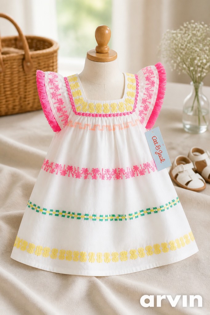 Vestido tipo artesanal