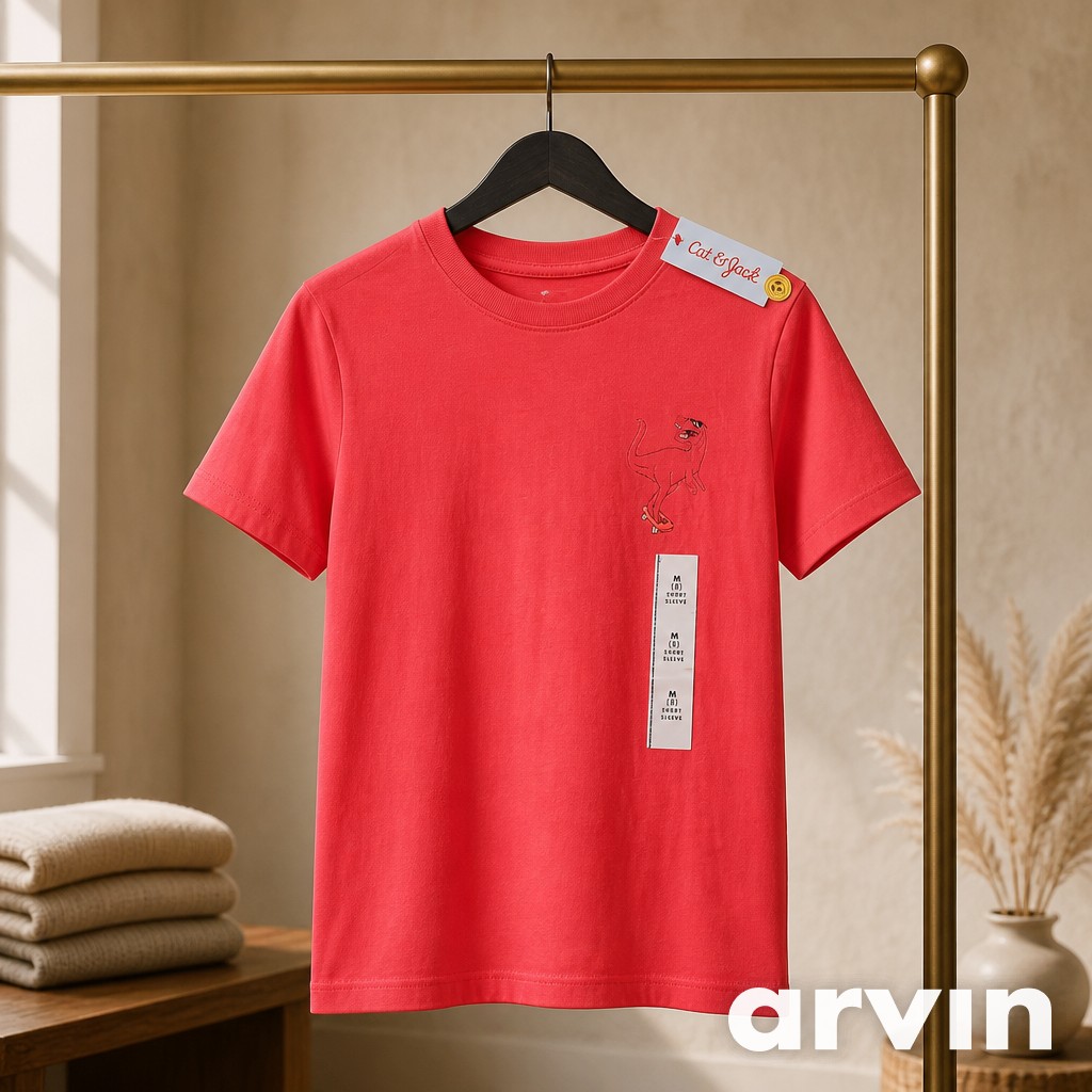 Playera roja dino