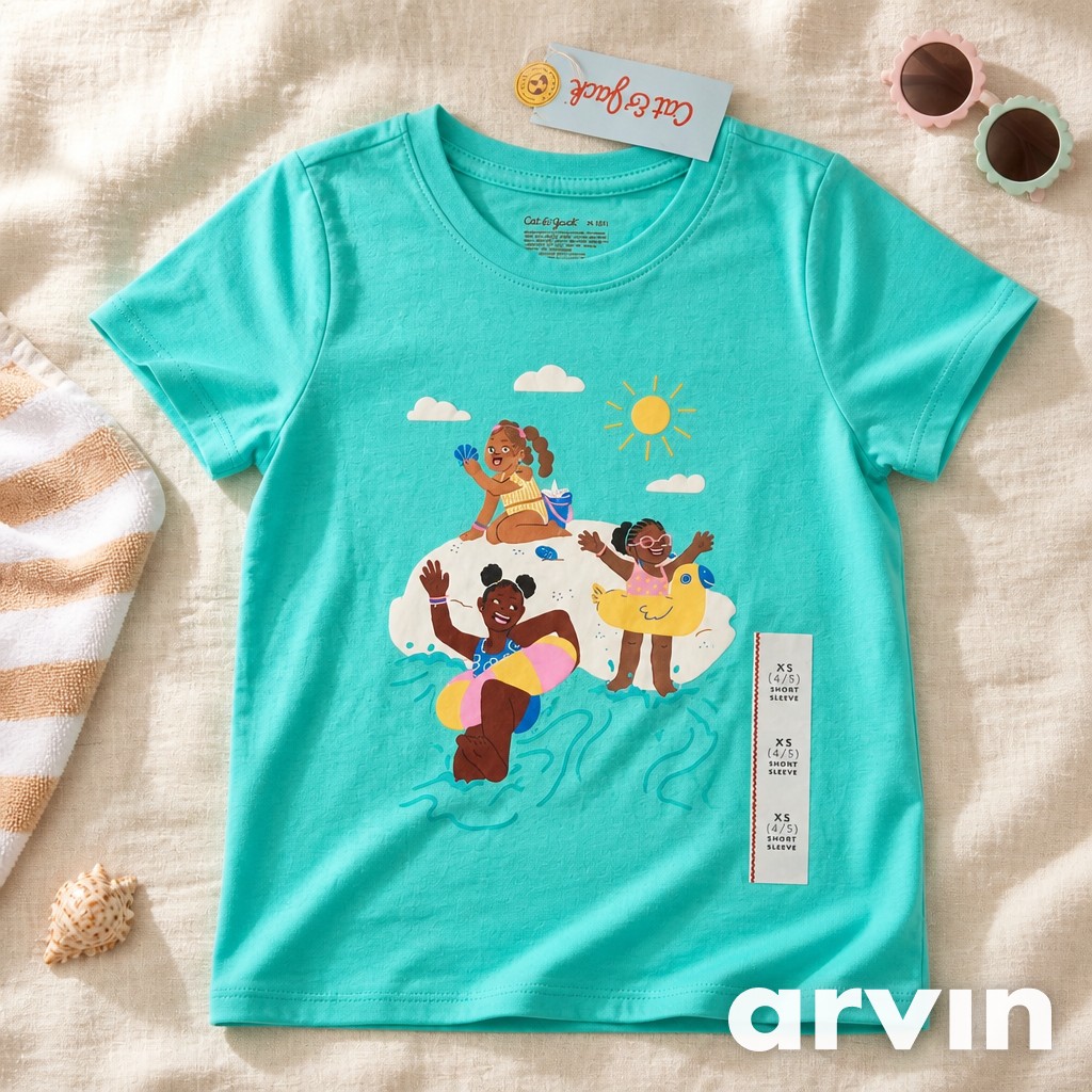 Blusa niñas playa