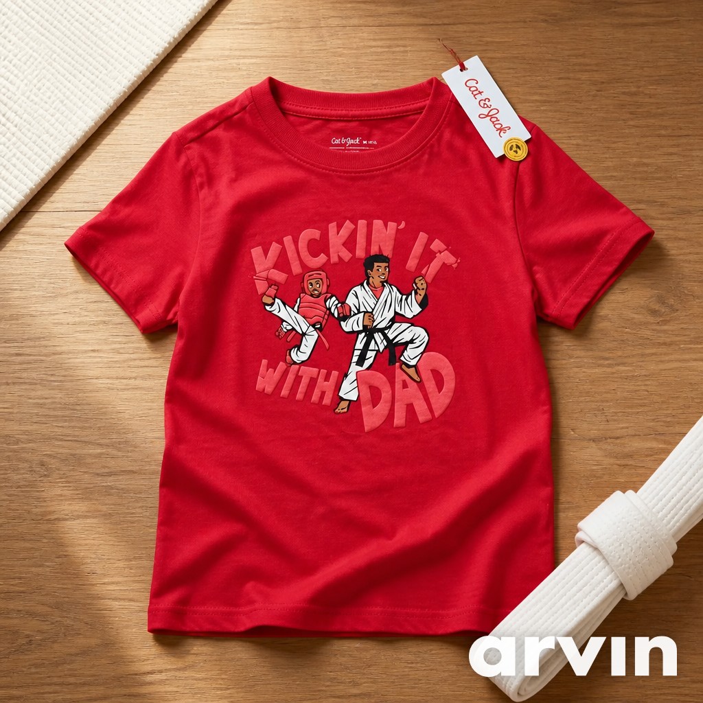 Playera roja karate