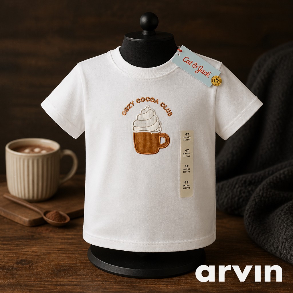 Blusa blanca café